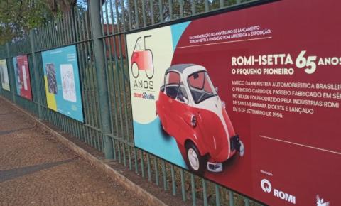 Fundação Romi realiza exposição em comemoração aos 65 anos do Romi-Isetta