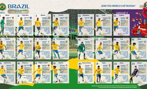 Panini lança figurinhas atualizadas dos jogadores da Copa do Mundo