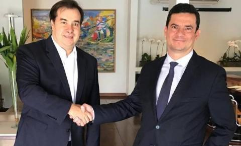 Rodrigo Maia e Sérgio Moro selam acordo sobre o pacote anticrime