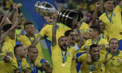 Brasil supera expulsão de Jesus, faz 3 a 1 no Peru e conquista a Copa América